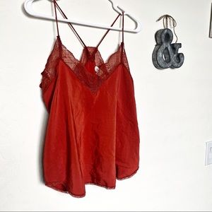 Lovestitch Lace Burnt Orange Cami